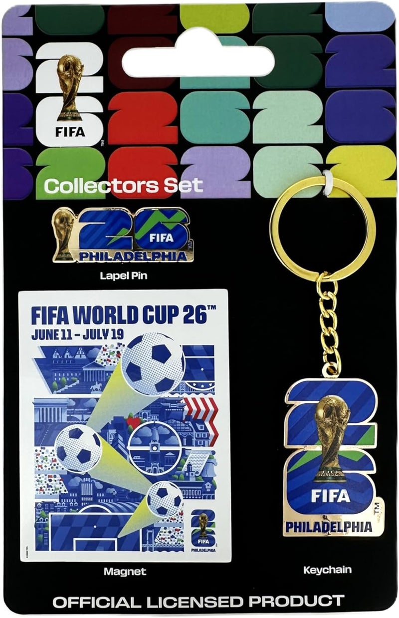 HONAV FIFA World Cup Host City Collector's Set – Includes Lapel Pin, Keychain & Magnet – Celebrates Your Favorite Host City - Image 3
